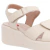 Sandália Usaflex Feminina Adulto Plataforma Off White - loja online