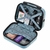 Frasqueira Tonin De Viagem Oval Samba Azul/Preta - Bárbara Luxo