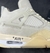 Imagem do Jordan 4 Off-White Sail