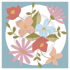 SPRING EMBROIDERY KIT | 30x30 CM - buy online