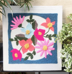 PUNCH NEEDLE SPRINGTIME PATTERN | SIZE 30X30 CM on internet