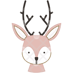 PUNCH NEEDLE DEER PATTERN | SIZE 30X30 CM - buy online