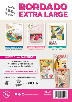 REVISTA DE BORDADO EXTRA LARGE 6 - PUNTADAS DECORATIVAS - Mercado de Haciendo internacional