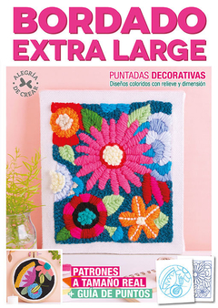REVISTA DE BORDADO EXTRA LARGE 6 - PUNTADAS DECORATIVAS