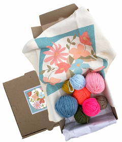 SPRING EMBROIDERY KIT | 30x30 CM