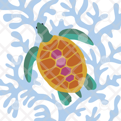 EMBROIDERY PATTERN TURTLE DESIGN - buy online