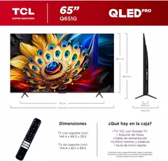 Imagen de Pantalla TCL QLED 55, 65 y 75 pulgadas PROMOCION