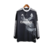 Camisa Retrô Real Madrid 2014 manga longa - Masculina Adidas - Preta com detalhes em branco