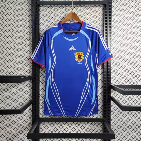 Camisa Retrô Japão Home 2006 s/n° Torcedor Adidas Masculina - Azul