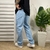 Calça balão Jeans Gelo - comprar online
