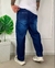 Calça Jeans Balão Azul Marinho na internet