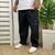 Calça balão Jeans black - comprar online