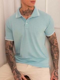 Camisa Polo Listra Fina Cores - loja online