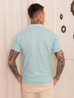Imagem do Camisa Polo Listra Fina Cores