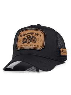 Boné Trucker Pampa´s Country Agro Preto - loja online