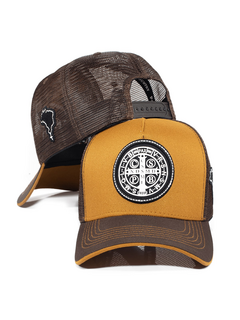 Boné Trucker Crux Sancti Caramelo - VANGUARD