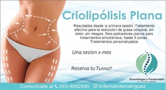 Criolipólisis Plana - 1 sesión - comprar online