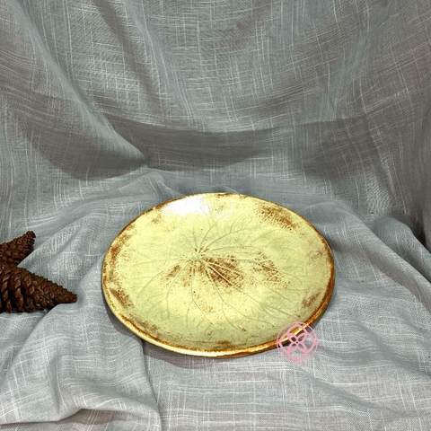 Prato Estampado com Folha - comprar online