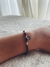 pulsera negra cristales
