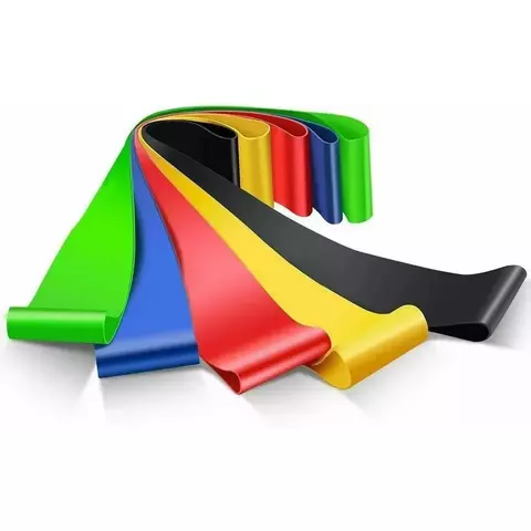 Mini Band para Treino Kit 5 Faixa Elástica para Treino