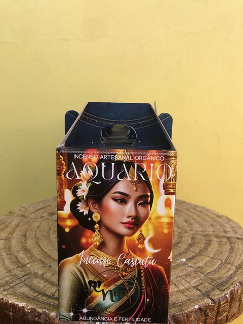 Incenso cone signo aquário