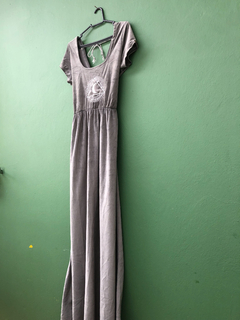 Vestido Camurça / Cinza claro - M