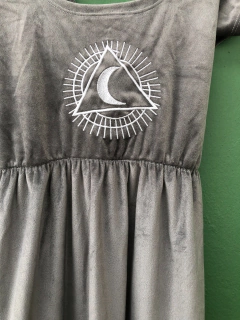 Vestido Camurça / Cinza claro - M na internet