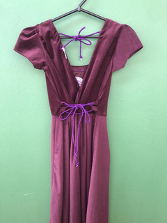 Imagem do Vestido Camurça Roxo Violeta / M