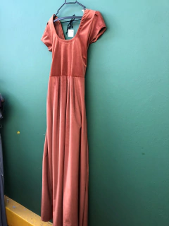 Vestido Camurça Caramelo - M