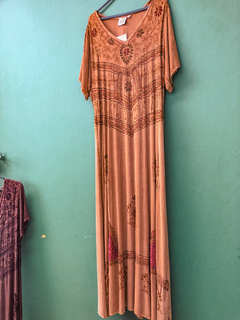 Vestido Caramelo / Bordado - G