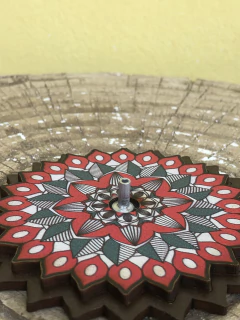 Incensário MDF 10cm - Mandala Flor na internet