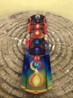 Imagem do Incensário MDF 26cm - 7 chakras
