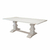 Mesa de comedor de madera con patas torneadas en forma de copa para comedor de estilo rústico provenzal