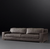 Sillón Módena con diseño envolvente y tapizado en tela blanca, ideal para living o sala de estar