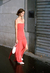 Vestido Coral em Tule Zara - comprar online