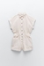 Macacão Jeans Off white Zara - comprar online