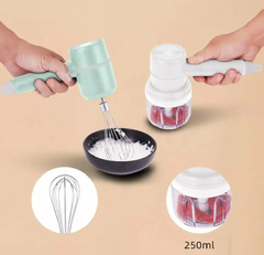 Mini Batedeira Processador e Triturador de alimentos - Sem Fio, 3 velocidades recarregável. - comprar online