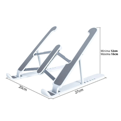 Suporte De Notebook Compacto Articulado - Linha Premium Alumínio