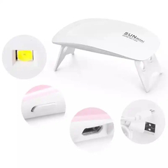 Imagem do Cabine Forno para Esmalte, 6w Led Uv Portátil para Manicure - Sun Mini