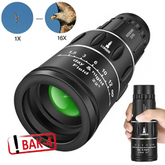 Monóculo Luneta 16x52 Profissional Tático Longo Alcance - Lorben
