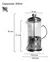 Cafetera Prensa Francesa 600 ML Embolo De Vidrio A Presion Café Acero Inoxidable - tienda online