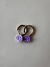 Huggie chunky con smiley face MORADA - comprar en línea