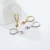 Rayo gold de plata con zirconias - comprar en línea