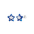 Estrella mini blue (stud) - comprar en línea