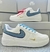 TÊNIS NIKE AIR FORCE - BRANCO AZUL - Pisada Fashion