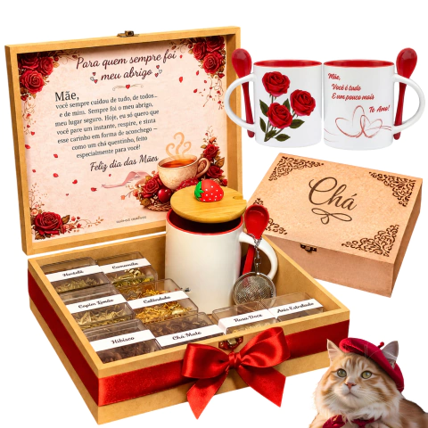 Kit Chá Dia das Mães Presente - comprar online