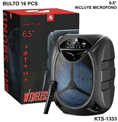 _PARLANTE BT REDONDO C/MICROFONO 6.5PLG - comprar online