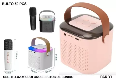 Parlante Karaoke Portátil Y1 - comprar online