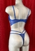 COORDINADO AZUL FLORAL - LINGERIE BY MARLEN LARA