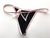 TANGA VICTORIA SECRET NEGRA CON ROSA - comprar en línea